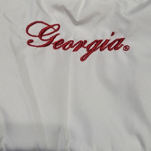 UGA White Puffy Vest - Picture 6 of 6
